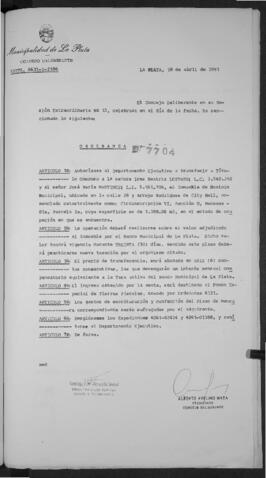 Ordenanza n° 7704 de 1991