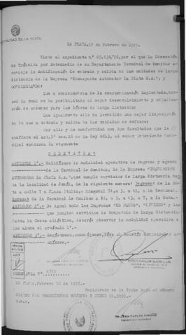 Ordenanza n° 4395 de 1977