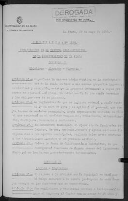 Ordenanza n° 1999 de 1952
