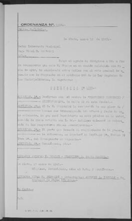 Ordenanza n° 1318 de 1949