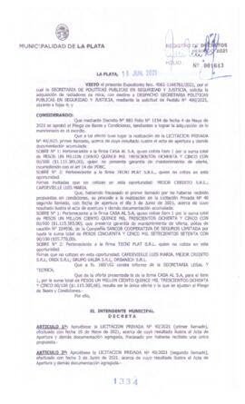 Decreto nº 1334 de 2021, GARRO, Julio cesar