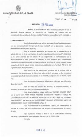 Decreto nº 340 de 2024, ALAK, Julio Cesar