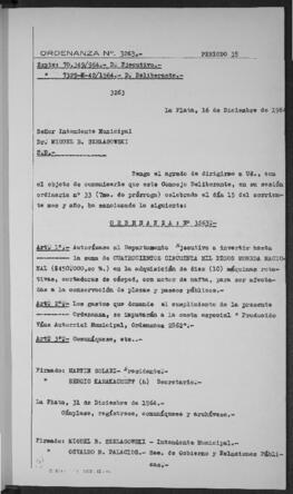 Ordenanza n° 3263 de 1964