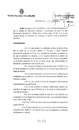 Decreto nº 442 de 2021, GARRO, Julio cesar