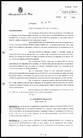 Decreto n° 784 de 2005, Alak, Julio Cesar