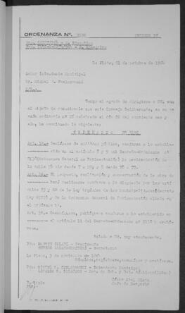 Ordenanza n° 3190 de 1964