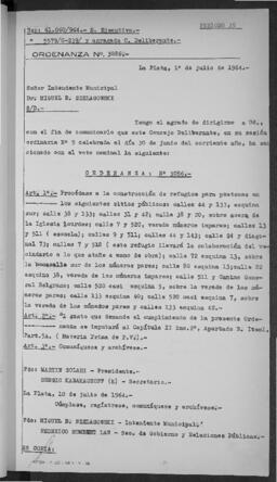 Ordenanza n° 3086 de 1964