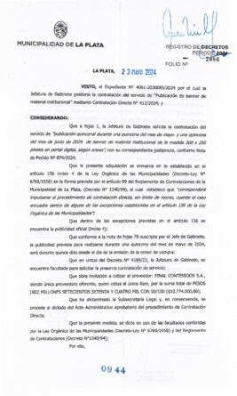 Decreto nº 944 de 2024, ALAK, Julio Cesar