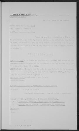 Ordenanza n° 1415 de 1949