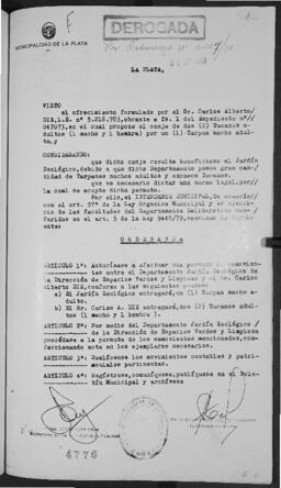Ordenanza n° 4776 de 1980