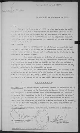 Ordenanza n° 4647 de 1979