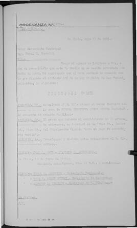 Ordenanza n° 1479 de 1949