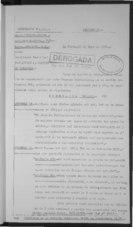 Ordenanza n° 3923 de 1974