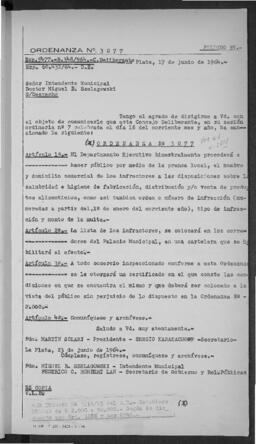 Ordenanza n° 3077 de 1964