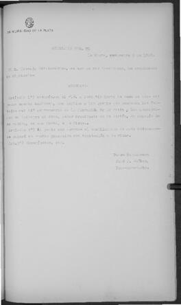 Ordenanza n° 91 de 1926