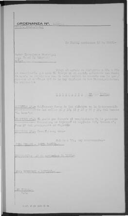 Ordenanza n° 1163 de 1948