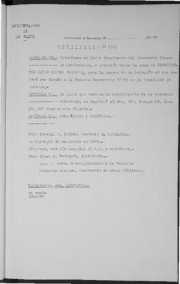 Ordenanza n° 1703 de 1949