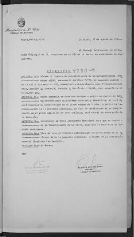 Ordenanza n° 7750 de 1991