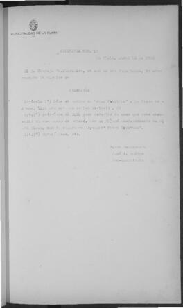 Ordenanza n° 13 de 1926