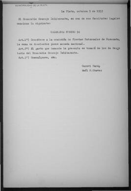 Ordenanza n° 94 de 1933