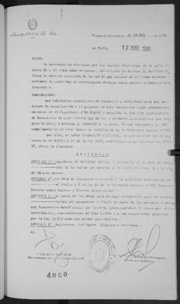 Ordenanza n° 4860 de 1981
