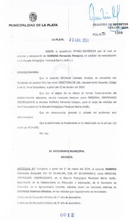 Decreto nº 612 de 2024, ALAK, Julio Cesar