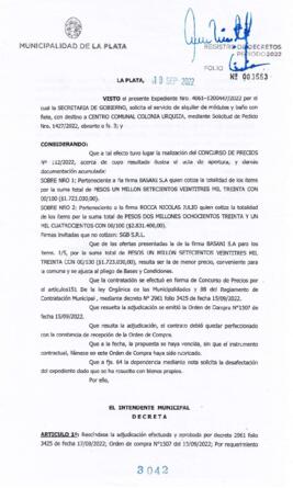 Decreto nº 3042 de 2022, GARRO, Julio cesar