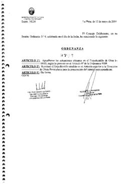 Ordenanza nº 9703 de 2004
