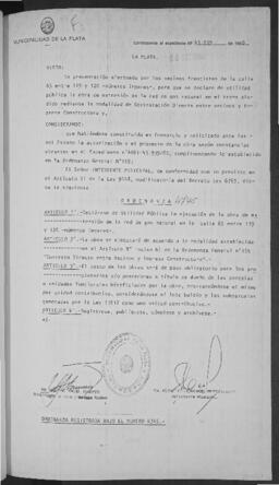Ordenanza n° 04745 de 1980