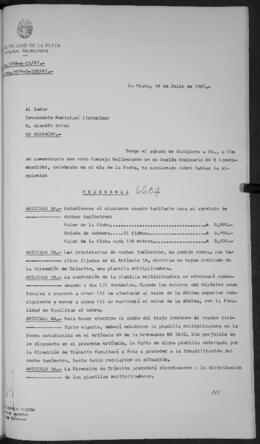 Ordenanza n° 6604 de 1987