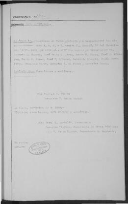 Ordenanza n° 1763 de 1949