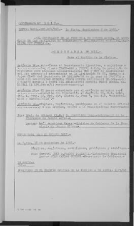 Ordenanza n° 3617 de 1968