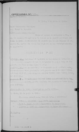 Ordenanza n° 1481 de 1949