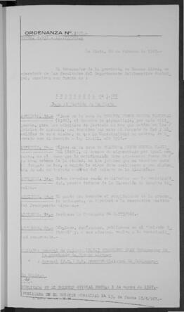 Ordenanza n° 3525 de 1967