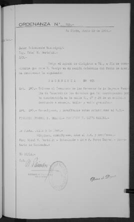 Ordenanza n° 925 de 1948