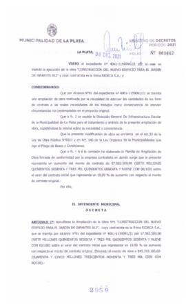 Decreto nº 2959 de 2021, GARRO, Julio cesar