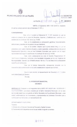 Decreto nº 2080 de 2021, GARRO, Julio cesar