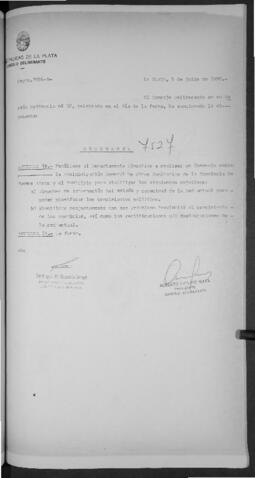 Ordenanza n° 7527 de 1990