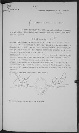 Ordenanza n° 4681 de 1980