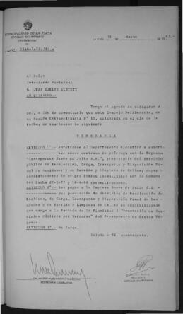 Ordenanza nº 5570 de 1984