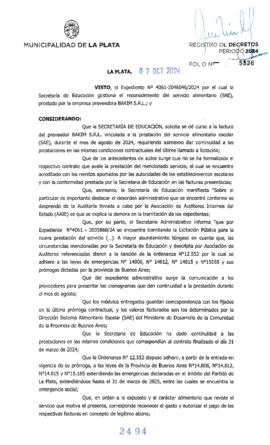 Decreto nº 2494 de 2024, ALAK, Julio Cesar
