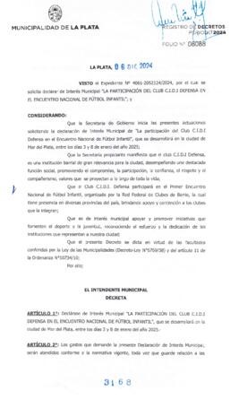 Decreto nº 3168 de 2024, ALAK, Julio Cesar