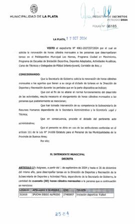 Decreto nº 2584 de 2024, ALAK, Julio Cesar