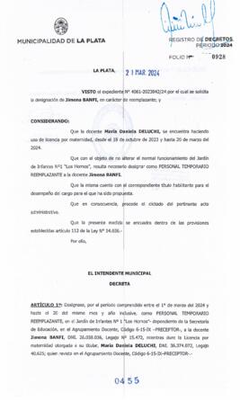 Decreto nº 455 de 2024, ALAK, Julio Cesar