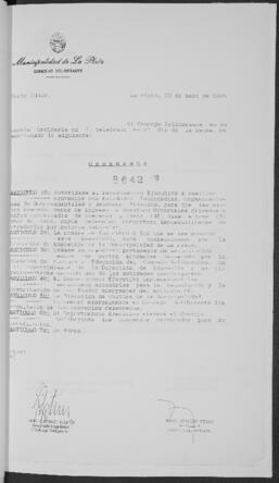 Ordenanza n° 8642 de 1996