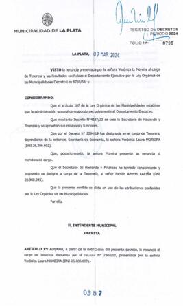 Decreto nº 387 de 2024, ALAK, Julio Cesar