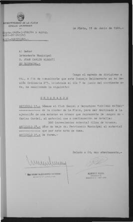 Ordenanza n° 5609 de 1984