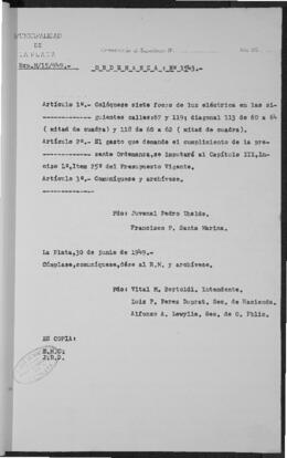 Ordenanza n° 1543 de 1949