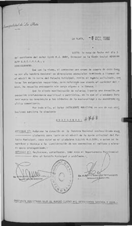 Ordenanza n° 4768 de 1980
