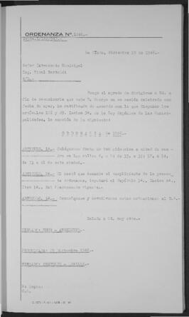 Ordenanza n° 1246 de 1948